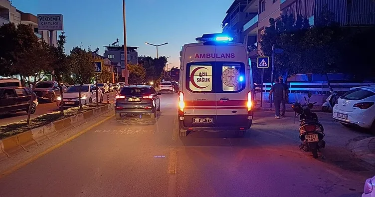 Yola fırlayan kedi kazaya neden oldu