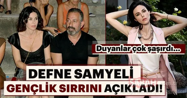 Defne Samyeli gençlik sırrını açıkladı!