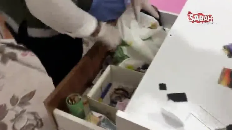 Suçüstü yakalandılar… Evlerinden 2 bin uyuşturucu hap çıktı | Video