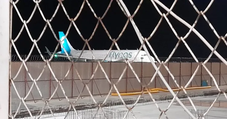 Motoru arızalanan uçak Trabzon Havalimanı’na acil iniş yaptı