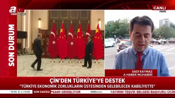 Çin'den Türkiye'ye destek açıklaması