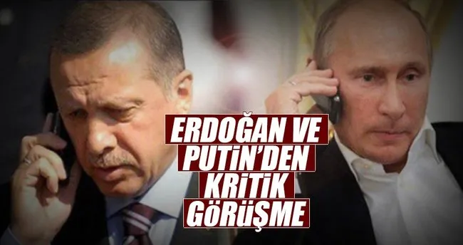 Cumhurbaşkanı Erdoğan ile Putin görüştü!