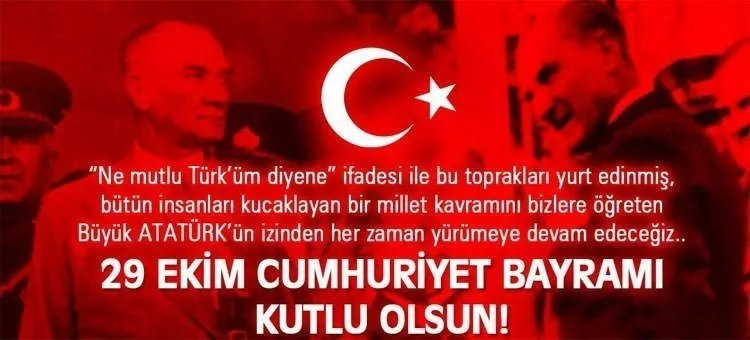 Cumhuriyet Bayramı mesajları 2020! En güzel kısa - uzun, resimli 29 Ekim Cumhuriyet Bayramı mesajları, sözleri ve şiirleri BURADA!