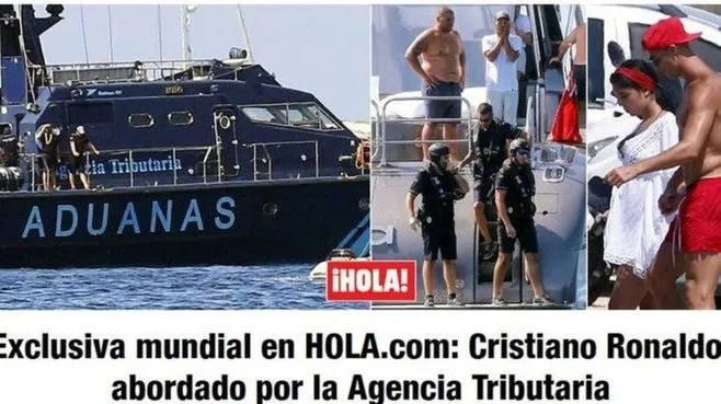 Ronaldo’nun teknesine şok baskın!
