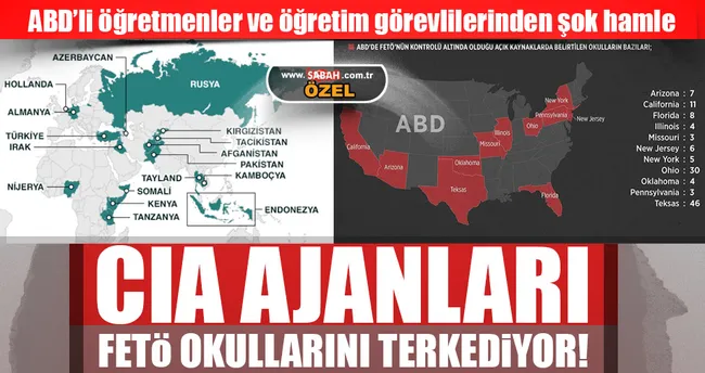 CIA ajansları FETÖ okullarını terkediyor