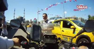 Taksim’de turistlerin taksici isyanı | Video