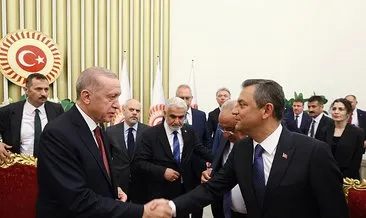 Son dakika: Meclis resepsiyonunda ilk temas! Başkan Erdoğan bizzat duyurdu: Özel ile haftaya görüşeceğiz