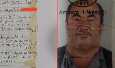 Hastanede hayatını kaybetti: Üzerinden çıkan vasiyeti herkesi duygulandırdı! #amasya