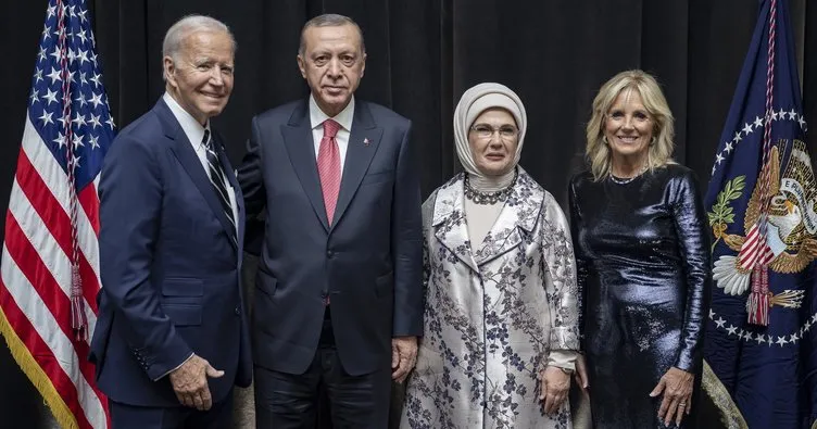 Başkan Erdoğan, ABD Başkanı Biden’ın resepsiyonuna katıldı