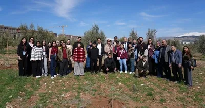 Down sendromlu öğrenciler ADYÜ'de fidan dikti #adiyaman