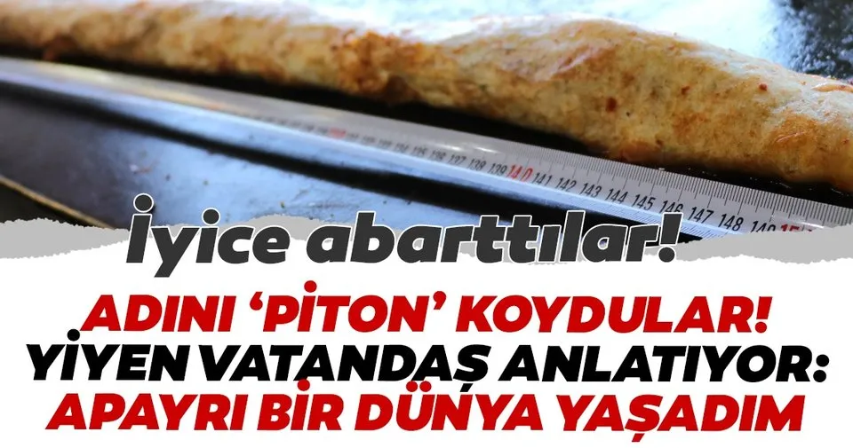 1 Bucuk Metrelik Piton Doner En Son Haber