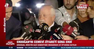 Son dakika: Başkan Erdoğan, Ankara’da Hüseyin Gazi Cemevi’nde Muharrem ayı iftarına katıldı | Video