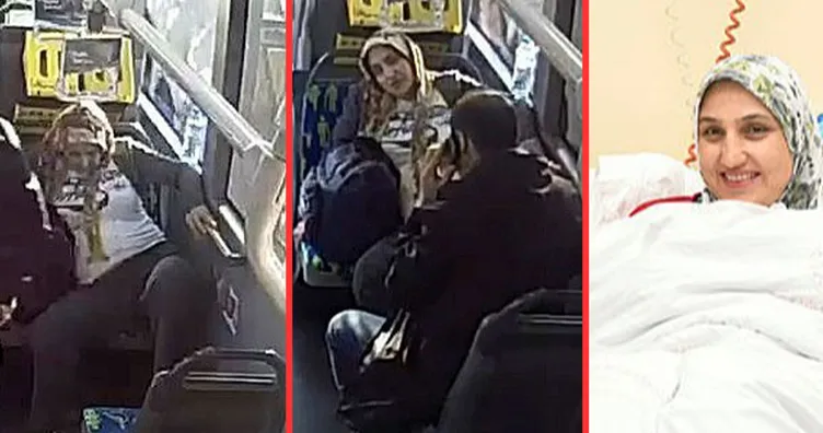 Hamile kadın metrobüste doğurdu! O anlar kamerada