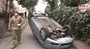 Üsküdar’da yokuş aşağı inen kadın sürücü otomobiliyle takla attı | Video