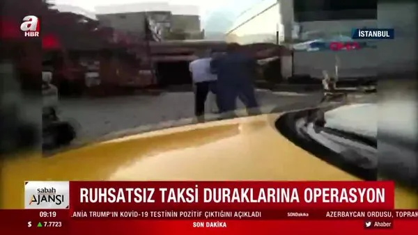 İstanbul, Ankara ve Bursa'da ruhsatsız taksi duraklarına operasyon! | Video