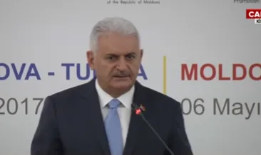 Başbakan Binali Yıldırım Moldova’da İş Forumu’nda konuştu