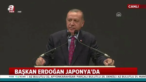 Cumhurbaşkanı Erdoğan'dan Japonya'da önemli açıklamalar