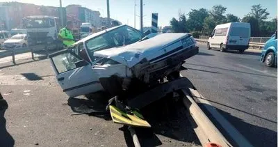 Hatalı dönüş yapan otomobil kaza yaptı: 2 yaralı