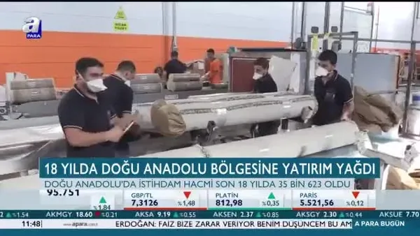 18 yılda Doğu Anadolu bölgesine yatırım yağdı