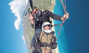 Yamaç parasütçüleri son anda kurtuldu