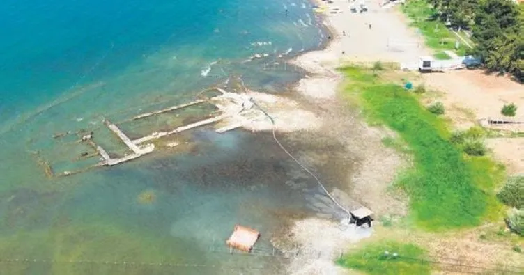 İznik Gölü’ndeki çekilme iki katına çıktı