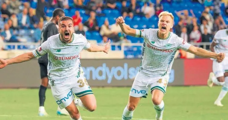 Konyaspor’dan 90. dakikada müthiş dönüş!