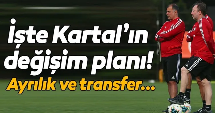 Beşiktaş’ın değişim planı belli oldu! Ayrılık ve transfer...