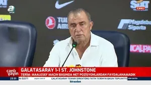 Galatasaray St. Johnstone maçının ardından Fatih Terim’den Aytaç Kara açıklaması