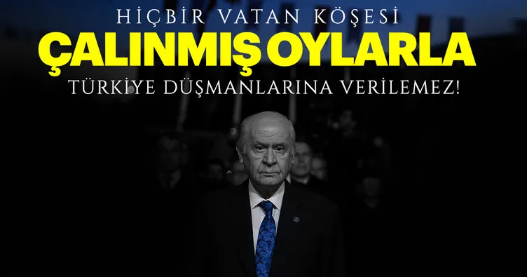 MHP lideri Bahçeli'den önemli açıklamalar