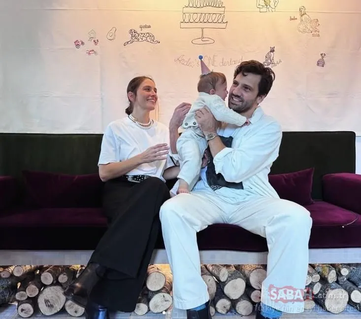 Kaan Urgancıoğlu ve Burcu Denizer’in minik oğlu Ardıç 1 yaşına girdi! İşte doğum gününden kareler!