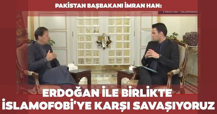 Son dakika haberi: Pakistan Başbakanı İmran Han aHaber'de! Erdoğan ile birlikte islamofobi'ye karşı savaşıyoruz