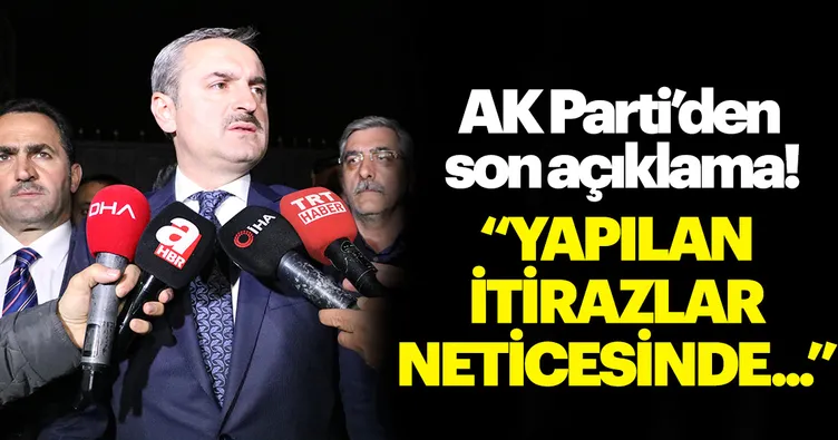 Son dakika: AK Parti İstanbul İl Başkanı Şenocak: 11 bin olan oyumuz 12 bin 300'e ulaşmış durumda