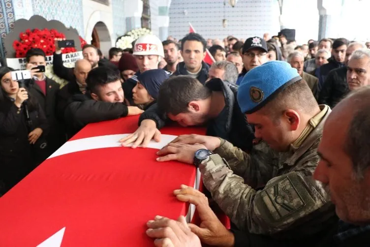 Tel Abyad şehidi teğmen Sinan Bilir, Tokat'ta son yolculuğa uğurlandı