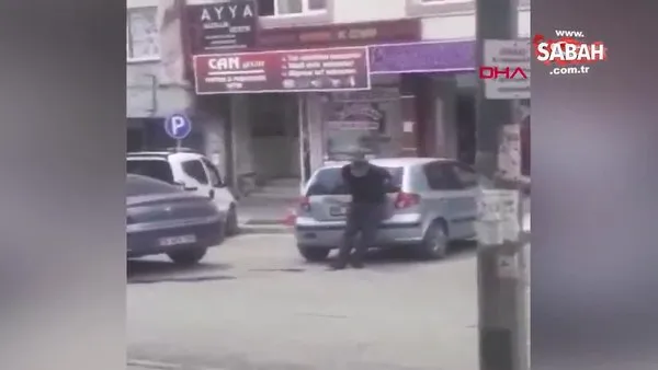Kars'ta cadde ortasındaki silahlı çatışma dehşeti kamerada