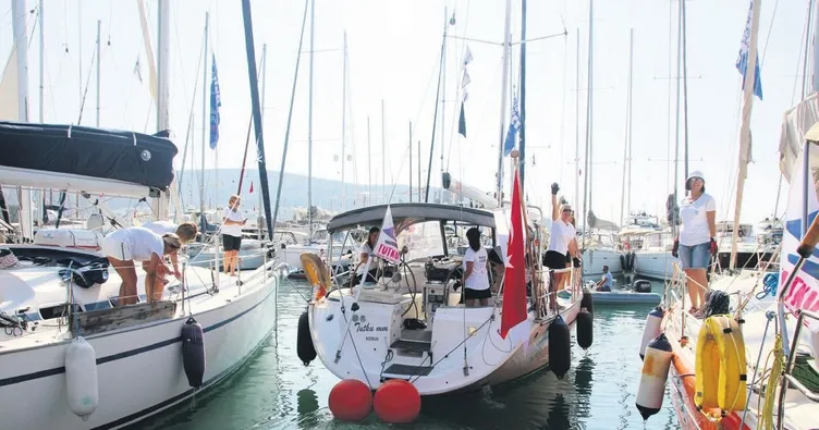 Kadın denizciler barışa yelken açtı