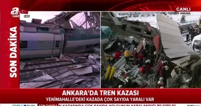 Ankara’da Yüksek Hızlı Tren kazası! 4 ölü, 43 yaralı! İşte Olay yerinden ilk görüntüler