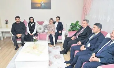 Bakan Derya Yanık, şehit ailesini ziyaret etti #adana