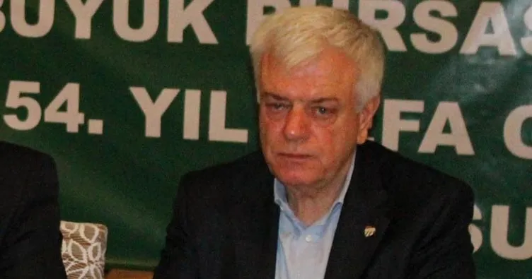 Bursaspor Başkanı Ali Ay: Bizi birlik ve beraberlik kurtarır
