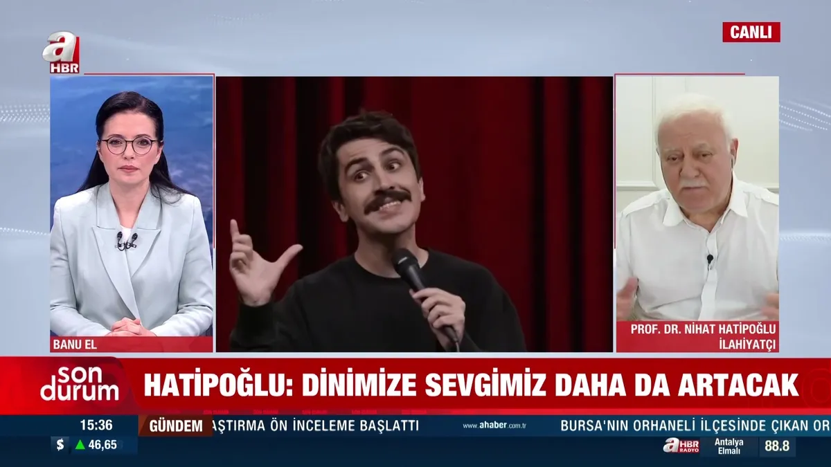 Nihat Hatipoğlu dini değerleri hedef alanlara tepki gösterdi: “Yapılan seviyesiz bir gösteri” | Video videosunu izle Nihat Hatipoğlu dini değerleri hedef alanlara tepki gösterdi: “Yapılan seviyesiz bir gösteri” | Video videosunu izle