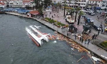 Fırtına Ayvalık’ı yıktı geçti! 80 tekne battı, zarar tam 50 milyon TL