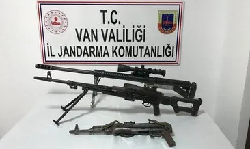 Van’da PKK’ya ait keskin nişancı tüfeği ele geçirildi