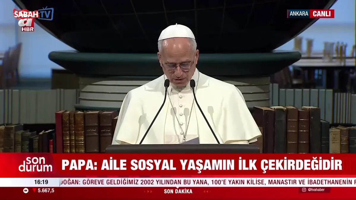 Papa 14. Leo Türkiye'de: Cumhurbaşkanı Erdoğan ile Görüştü
