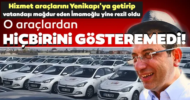 Son dakika! Ekrem İmamoğlu’nun Yenikapı Miting Alanı’nda sergilediği makam aracı şovu fiyaskoyla sonuçlandı