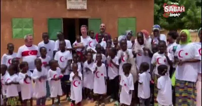 Nijer’de çocukların yüzü Türkiye ile güldü | Video