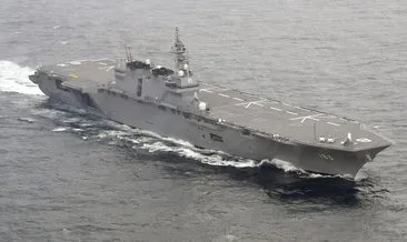 Japonya en büyük savaş gemisini ABD için gönderdi!