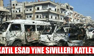 Katil Esad yine sivilleri katletti