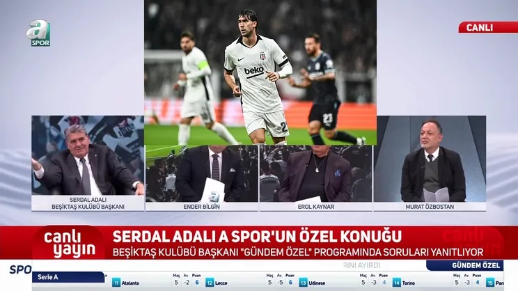 Beşiktaş Başkanı Serdal Adalı'dan, Dusan Vlahovic açıklaması! Transfer sürecine dair konuştu