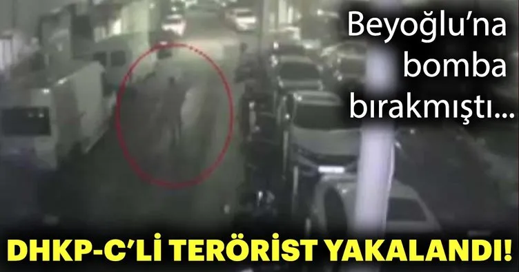 Beyoğlu’nda bir otoparka bombalı saldırı düzenleyen DHKP-C’li terörist yakalandı