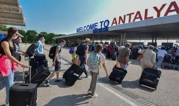 Antalya'ya gelen turist sayısı 1 milyonu geçti #antalya