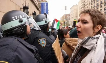 ABD’de Columbia Üniversitesindeki Filistin gösterilerinde 100’den fazla öğrenci gözaltına alındı